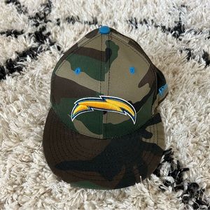 Los Angeles Chargers Camouflage New Era Hat Size 7